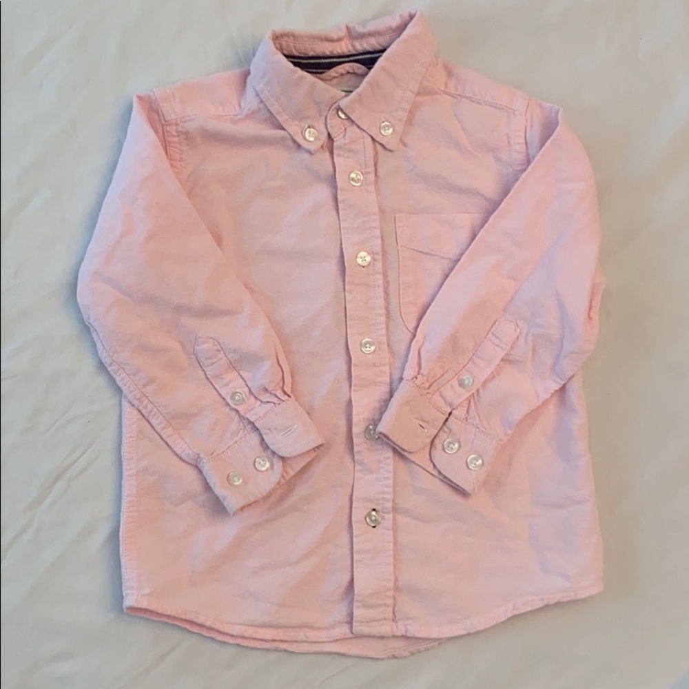 ❤️ 3/$15! Pink button down Children’s Place shirt